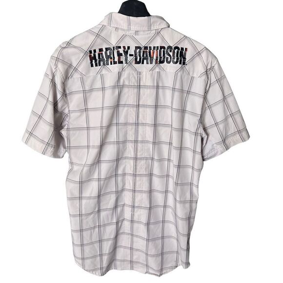 Harley Davidson Button Down Shirt Medium - Picture 2 of 3